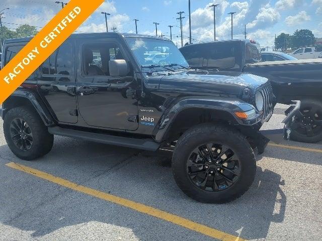 used 2022 Jeep Wrangler Unlimited 4xe car, priced at $33,900