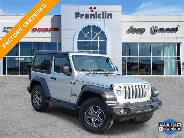 used 2023 Jeep Wrangler car, priced at $34,902