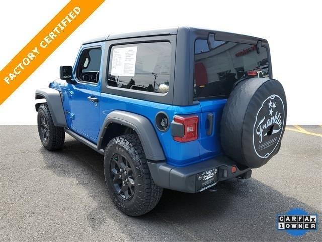 used 2021 Jeep Wrangler car, priced at $29,000