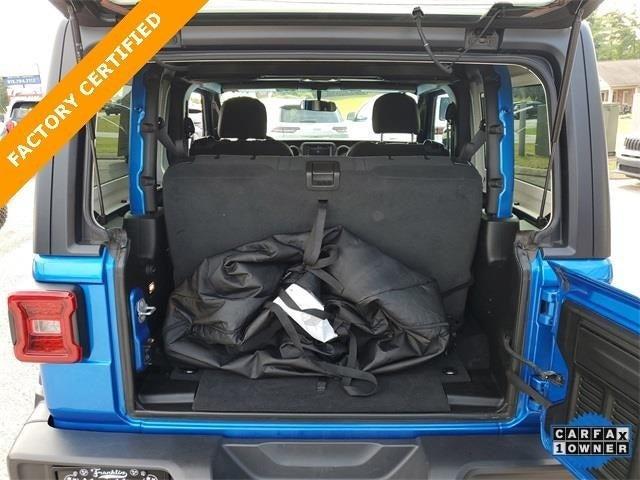 used 2021 Jeep Wrangler car, priced at $29,000