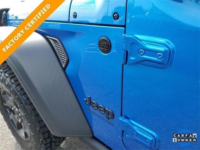used 2021 Jeep Wrangler car, priced at $29,000