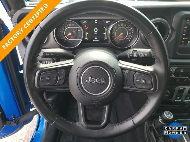 used 2021 Jeep Wrangler car, priced at $29,000