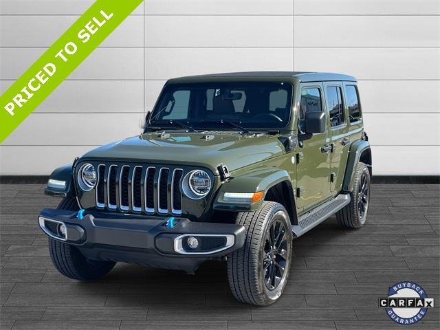 used 2022 Jeep Wrangler Unlimited 4xe car, priced at $38,591