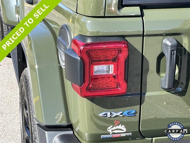 used 2022 Jeep Wrangler Unlimited 4xe car, priced at $38,591
