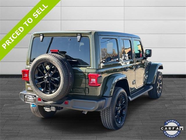 used 2022 Jeep Wrangler Unlimited 4xe car, priced at $38,591