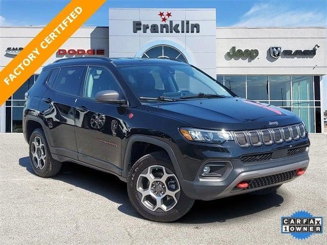 used 2022 Jeep Compass car, priced at $28,502