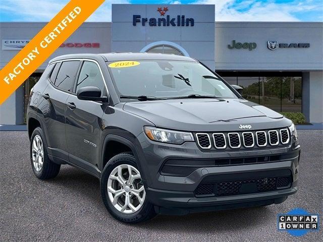 used 2024 Jeep Compass car, priced at $25,591