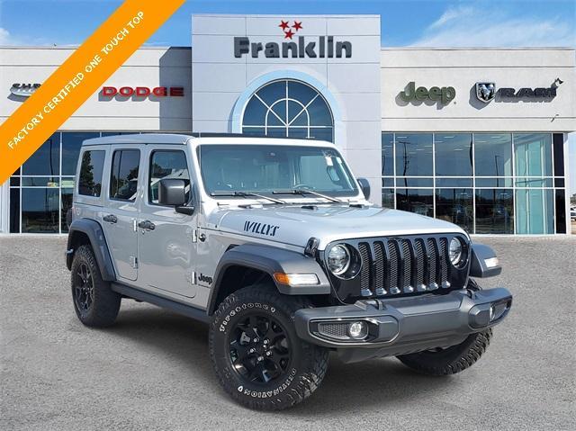 used 2023 Jeep Wrangler car, priced at $42,000