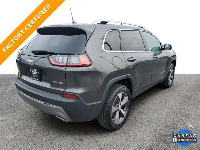 used 2021 Jeep Cherokee car, priced at $25,207