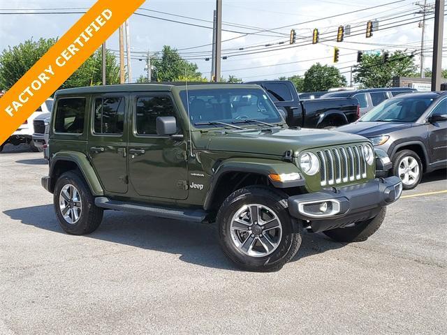 used 2022 Jeep Wrangler Unlimited car, priced at $37,992