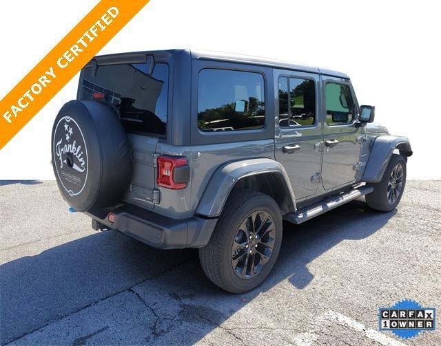 used 2022 Jeep Wrangler Unlimited 4xe car, priced at $37,742