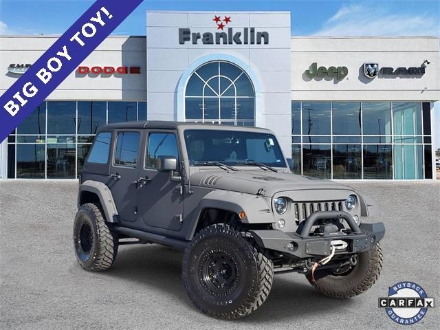 used 2015 Jeep Wrangler Unlimited car, priced at $25,905