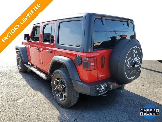 used 2021 Jeep Wrangler Unlimited car, priced at $30,891