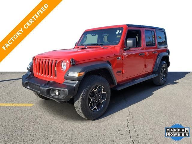 used 2021 Jeep Wrangler Unlimited car, priced at $30,891