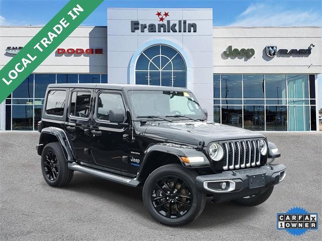 used 2021 Jeep Wrangler Unlimited 4xe car, priced at $34,993