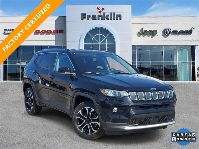 used 2022 Jeep Compass car, priced at $29,801