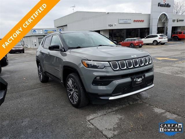 used 2022 Jeep Compass car, priced at $27,900