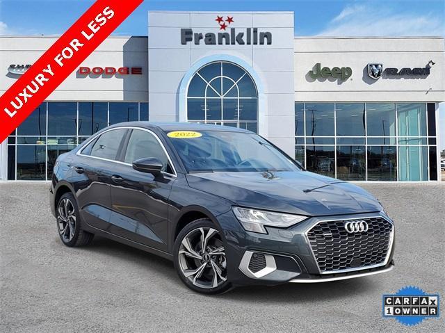 used 2022 Audi A3 car, priced at $29,501