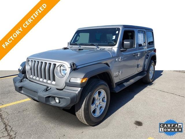 used 2021 Jeep Wrangler Unlimited car, priced at $31,892