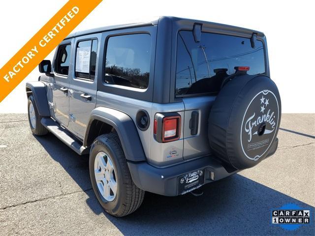 used 2021 Jeep Wrangler Unlimited car, priced at $31,892