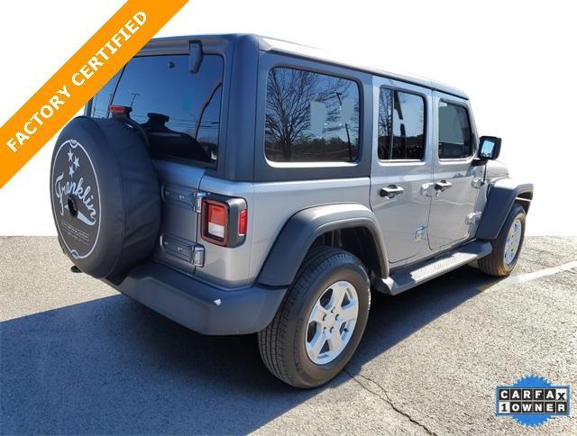 used 2021 Jeep Wrangler Unlimited car, priced at $31,892