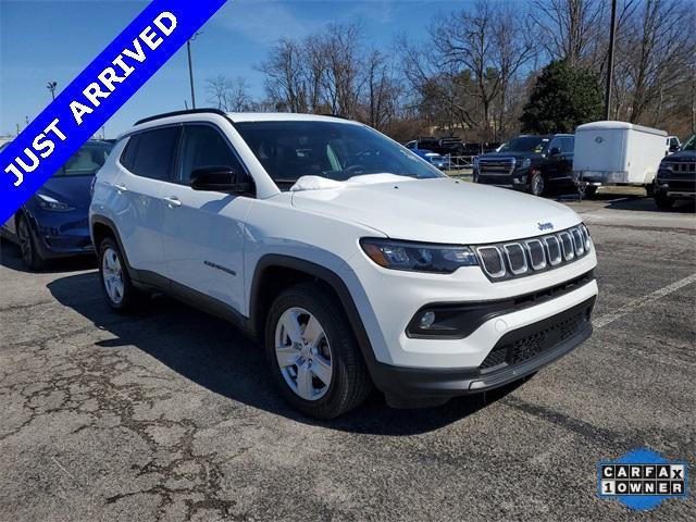 used 2022 Jeep Compass car, priced at $23,881