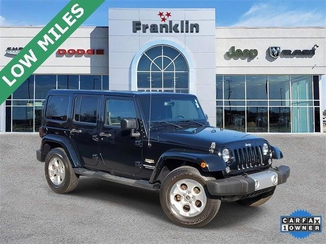 used 2015 Jeep Wrangler Unlimited car, priced at $17,404