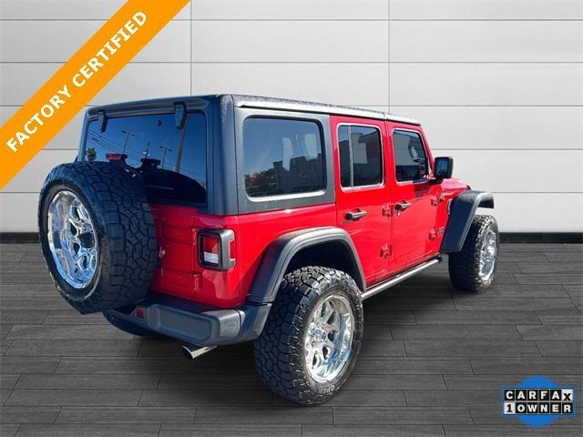 used 2020 Jeep Wrangler Unlimited car, priced at $36,991