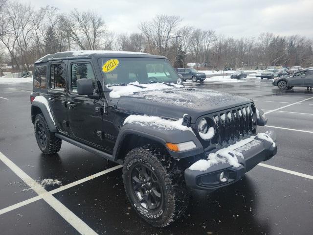 used 2021 Jeep Wrangler car, priced at $31,709