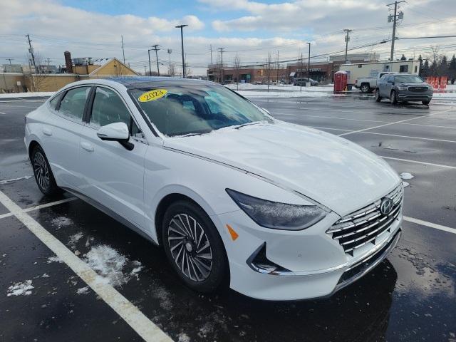 used 2023 Hyundai Sonata Hybrid car, priced at $26,421