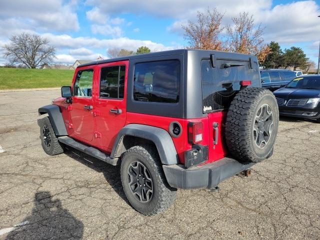 used 2012 Jeep Wrangler Unlimited car, priced at $13,652