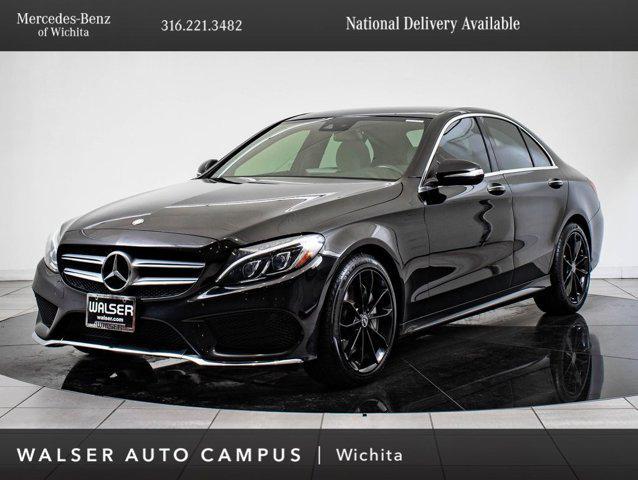 used 2015 Mercedes-Benz C-Class car, priced at $21,998