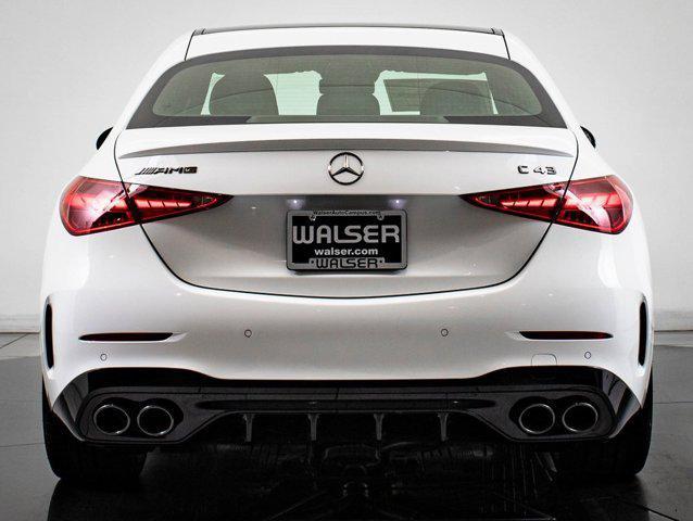 new 2025 Mercedes-Benz AMG C 43 car, priced at $68,998