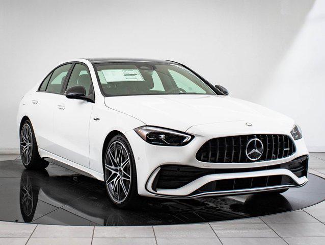 new 2025 Mercedes-Benz AMG C 43 car, priced at $68,998