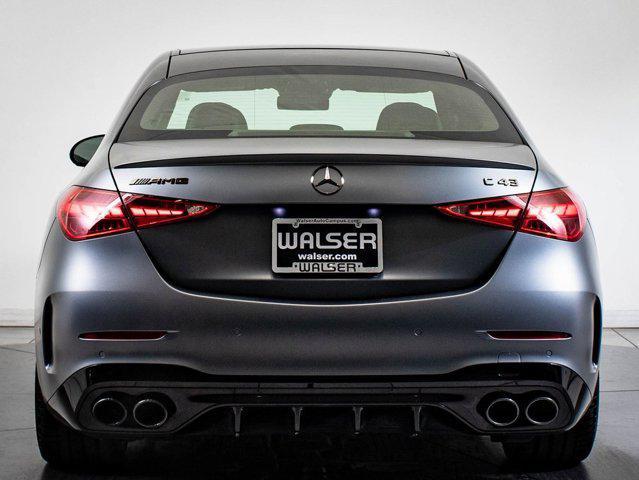 used 2023 Mercedes-Benz AMG C 43 car, priced at $53,998