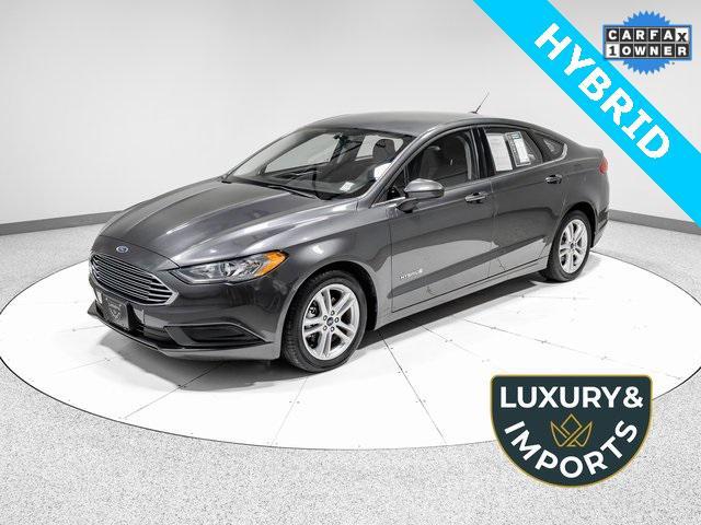 used 2018 Ford Fusion Hybrid car, priced at $15,349
