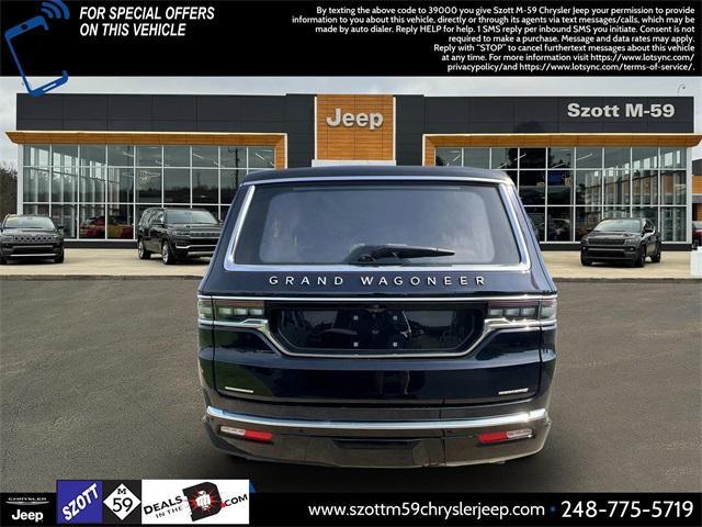 used 2023 Jeep Grand Wagoneer car, priced at $82,757