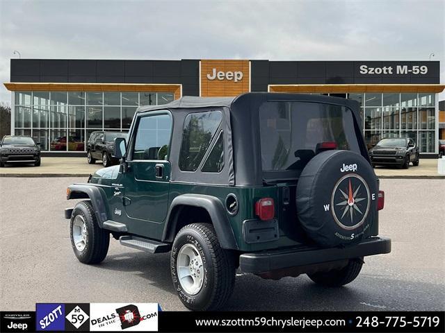 used 2001 Jeep Wrangler car, priced at $13,480