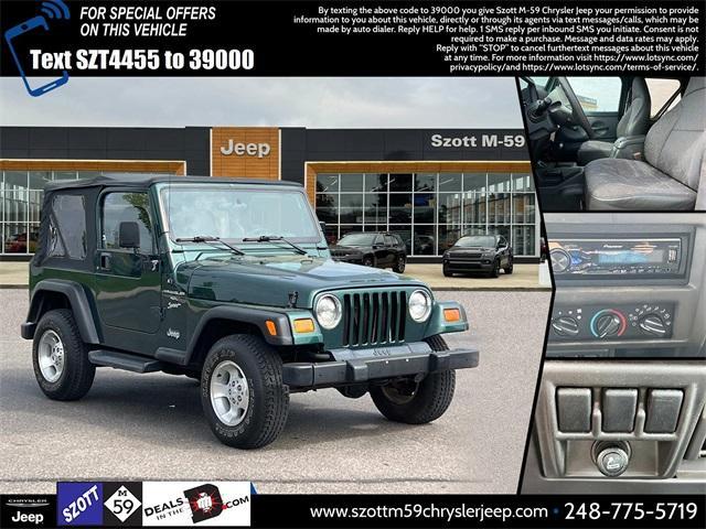 used 2001 Jeep Wrangler car, priced at $13,980