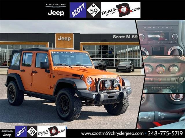 used 2015 Jeep Wrangler Unlimited car, priced at $22,699