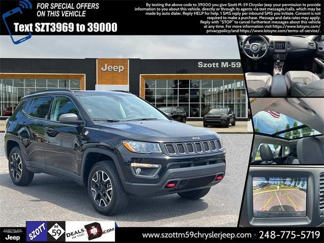 used 2021 Jeep Compass car, priced at $24,046