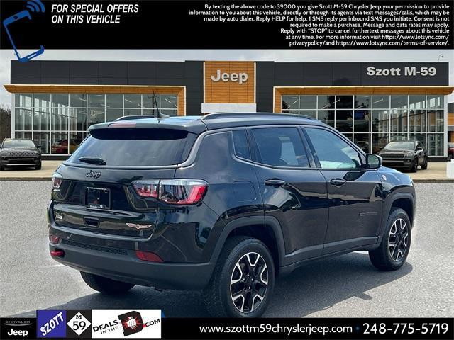 used 2021 Jeep Compass car, priced at $24,046