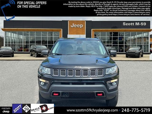 used 2021 Jeep Compass car, priced at $24,046