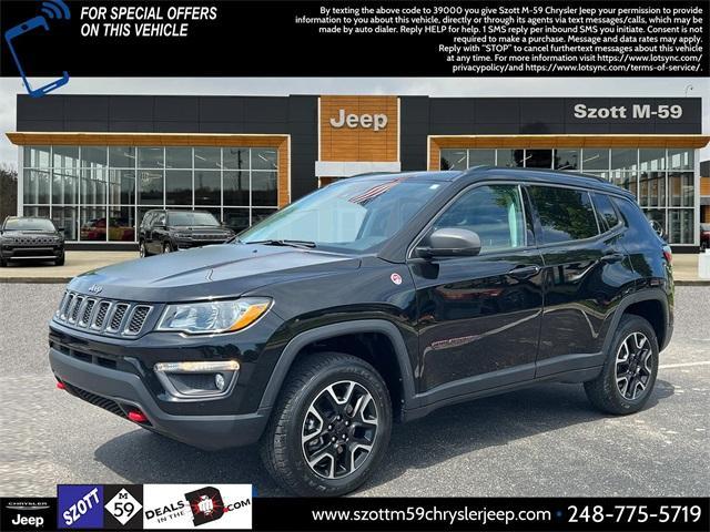 used 2021 Jeep Compass car, priced at $24,046