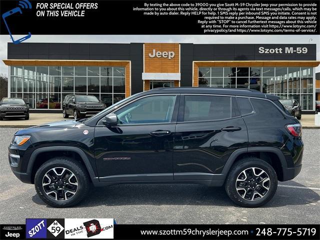 used 2021 Jeep Compass car, priced at $24,046