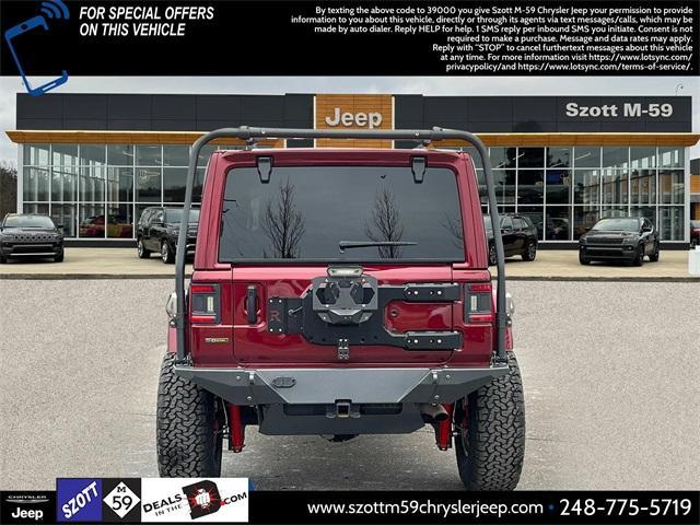 used 2021 Jeep Wrangler Unlimited car, priced at $43,000