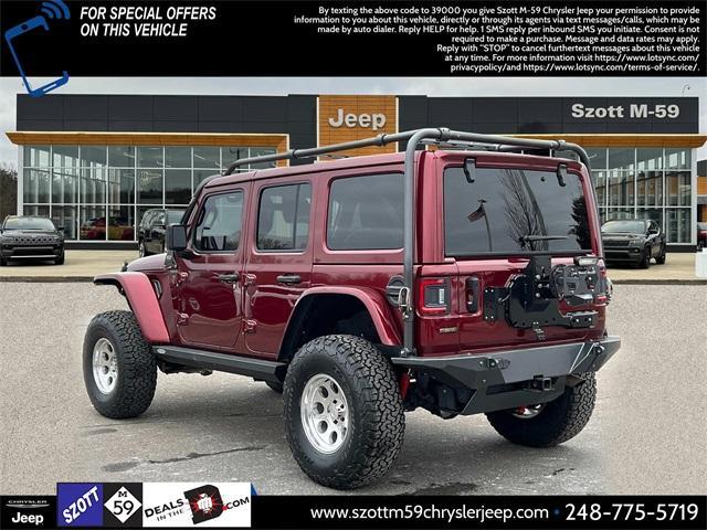 used 2021 Jeep Wrangler Unlimited car, priced at $43,000