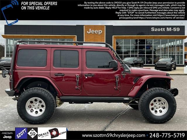 used 2021 Jeep Wrangler Unlimited car, priced at $42,516