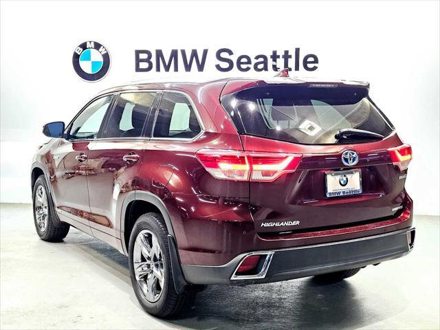 used 2019 Toyota Highlander Hybrid car, priced at $34,999