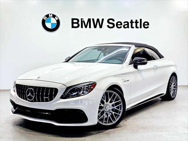 used 2020 Mercedes-Benz AMG C 63 car, priced at $56,999